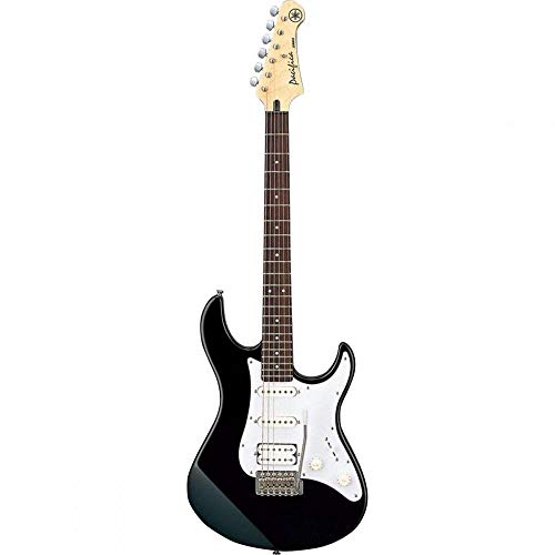 Yamaha Pacifica 012 BL E-Gitarre schwarz – Hochwertige Elektrogitarre für Einsteiger in elegantem Design – 4/4 Gitarre aus Holz
