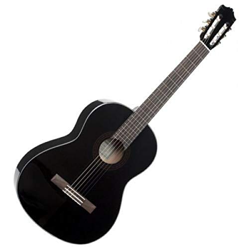 Yamaha C40BLII Akustikgitarre schwarz – Hochwertige Akustikgitarre für Einsteiger in edlem Design – 4/4 Gitarre aus Holz
