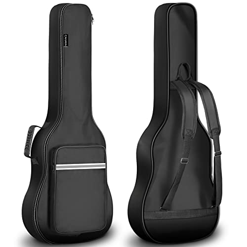 CAHAYA Konzertgitarre Tasche Klassische Gitarrentasche Gigbag 6 mm gepolstert wasserdicht mit Reflexstreifen Gitarrentasche passend für 39 Zoll Klassische Gitarre Spanische Gitarre CY0288